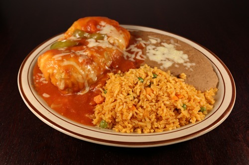 Chicken Chimichangas with Ranchero Sauce